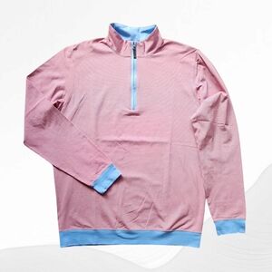 j mclaughlin Men's Clermont Quarter Zip Sweater Size M